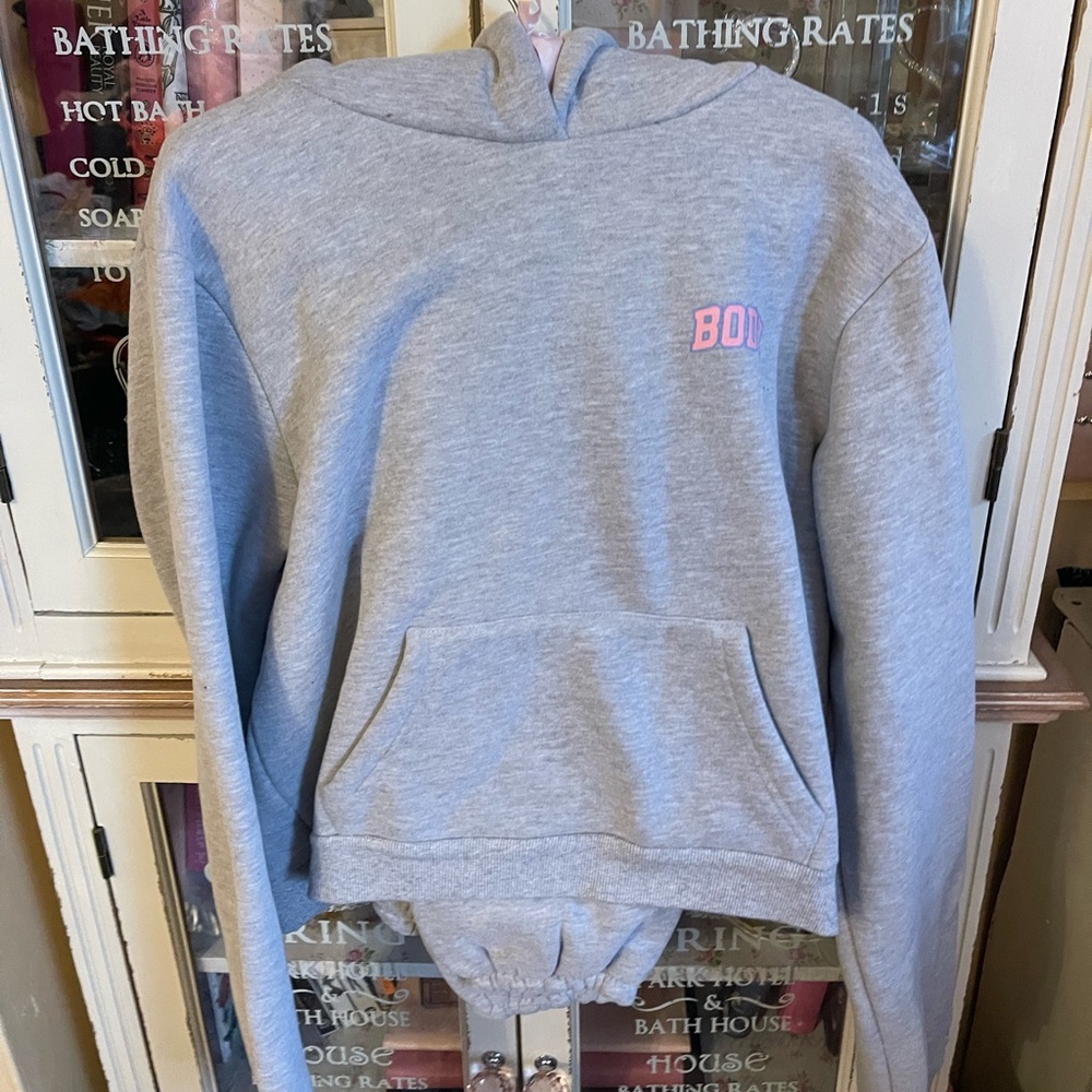 Body by Raven Complete Grey Sweatsuit "Body" logo pants & hoodie